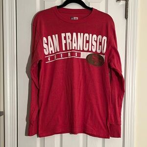 San Francisco 49ers Red Long Sleeve Shirt